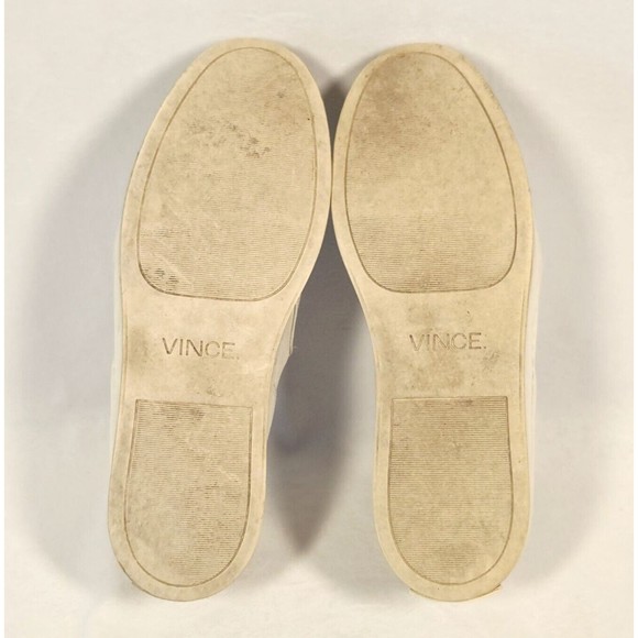 Vince Women's Sz 8M EUR 38 White Warren Slip On Platform Sneakers Loafers - Picture 11 of 14